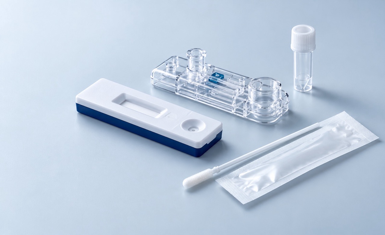 Single-use microfluidic diagnostic kit-6 consumer and packaging